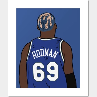 Dennis Rodman #69 Posters and Art